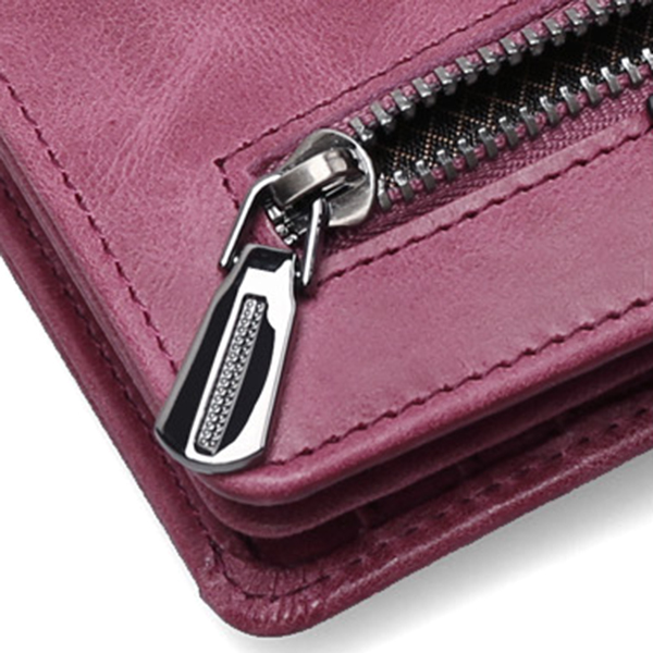 12-Card-Slots-Women-Genuine-Leather-Minimalist-Elegant-Short-Wallet-Card-Holder-Purse-1211849