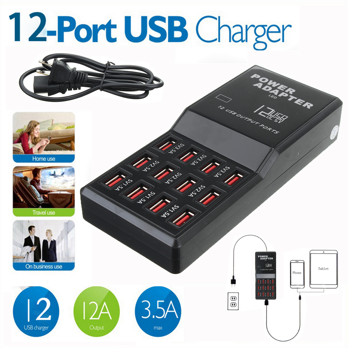 12-USB-Charging-Ports-USB-AC-Power-Adapter-DC5V-US-Plug-1155492