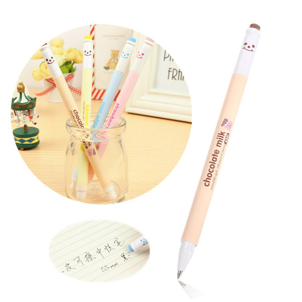 05mm-Black-Ink-Erasable-Gel-Pen-Roller-Ball-Pen-Korean-Cartoon-Happy-Smile-1045882