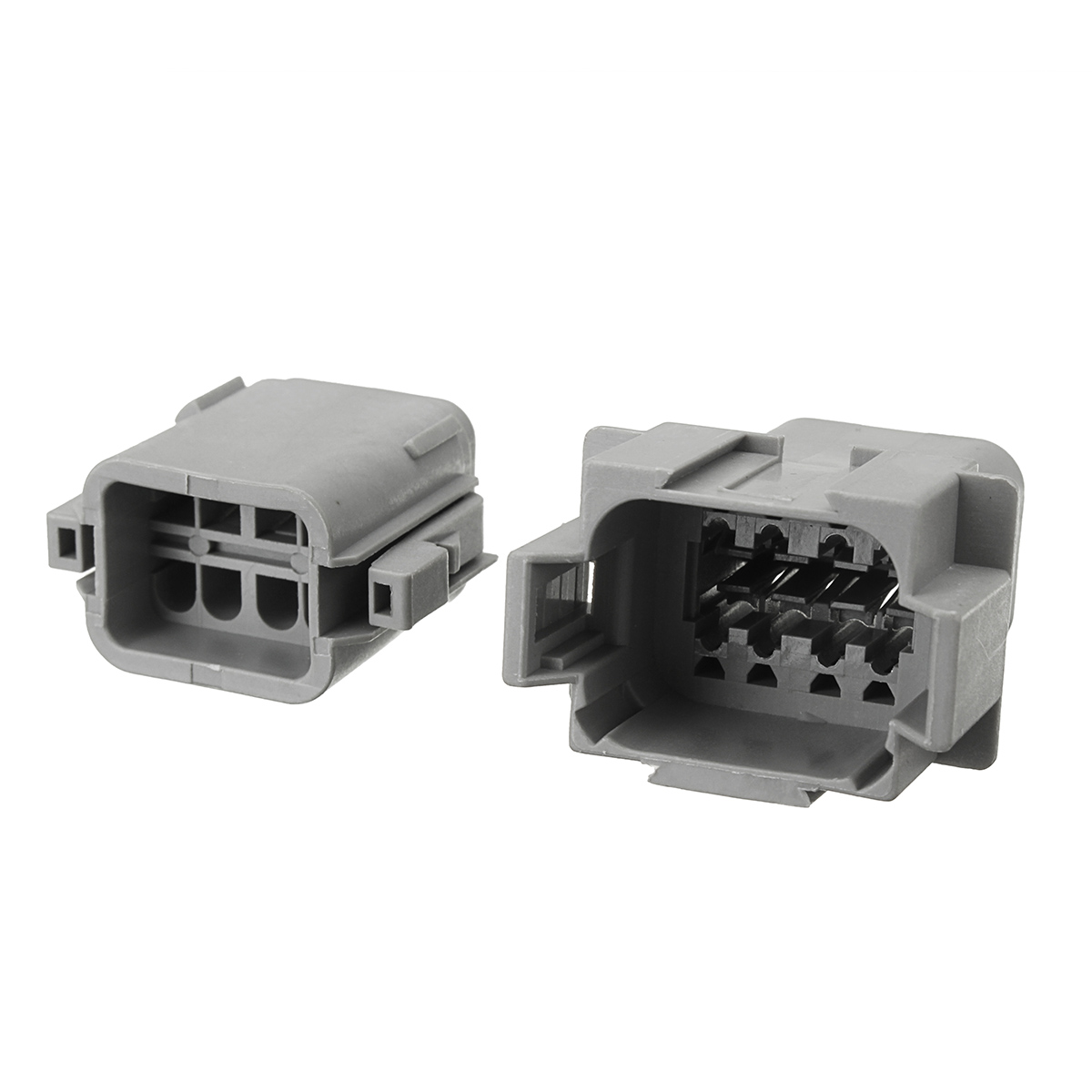 Deutsch-DTM-8-pin-Connector-Kit-Male-amp-Female-Connectors-Plug-14-16AWG-Nickel-1302951