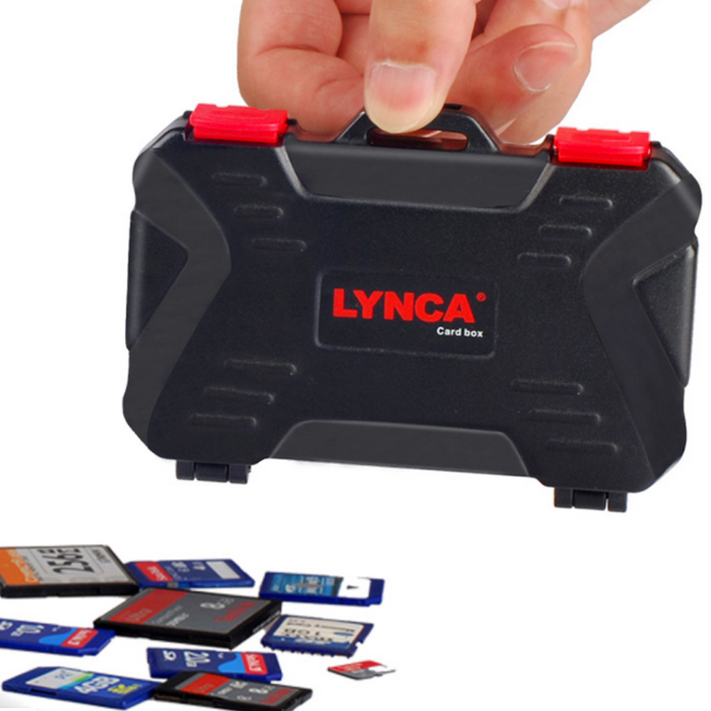 Lynca-KH10-Waterproof-Memory-Card-Storage-Case-Box-Holder-4-CF-8-SD-Card-SDXC-MSPD-XD-12-TF-T-Flash-1192082