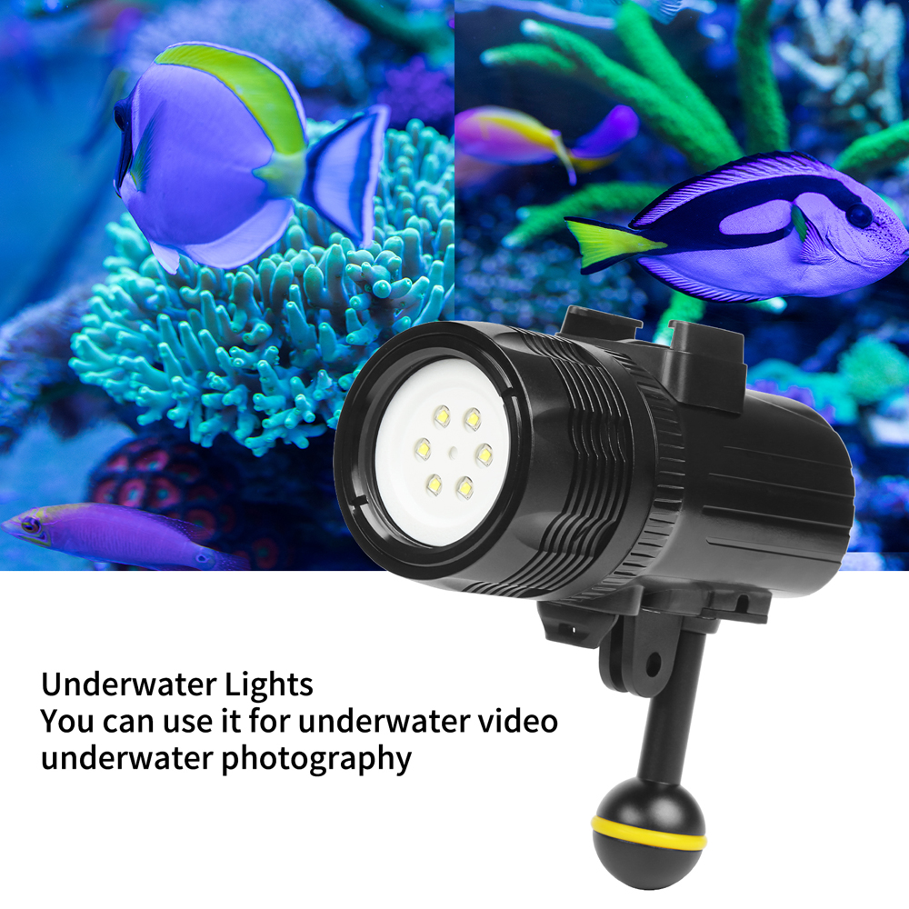 Shoot-XTGP460-60M-Waterproof-Diving-1000LM-6500K-Photography-Video-Light-for-Sport-Camera-DSLR-1376172