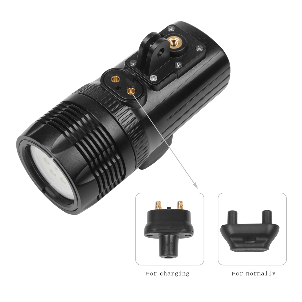 Shoot-XTGP460-60M-Waterproof-Diving-1000LM-6500K-Photography-Video-Light-for-Sport-Camera-DSLR-1376172