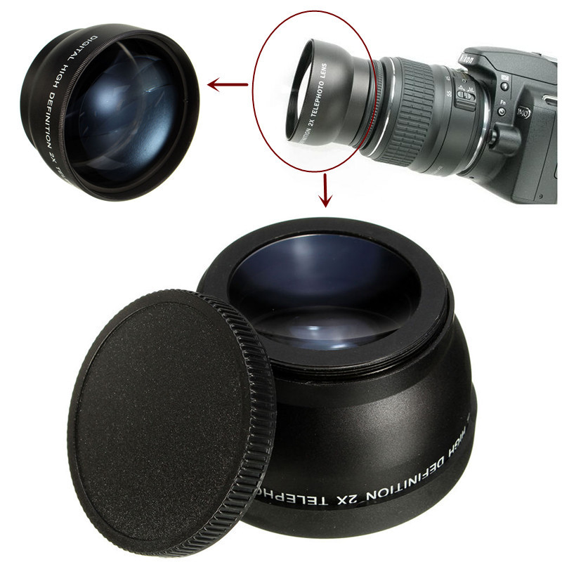 58mm-2x-Magnification-Telephoto-Lens-for-Canon-Eos-Nikon-Pentax-DSLR-Camera-1100535