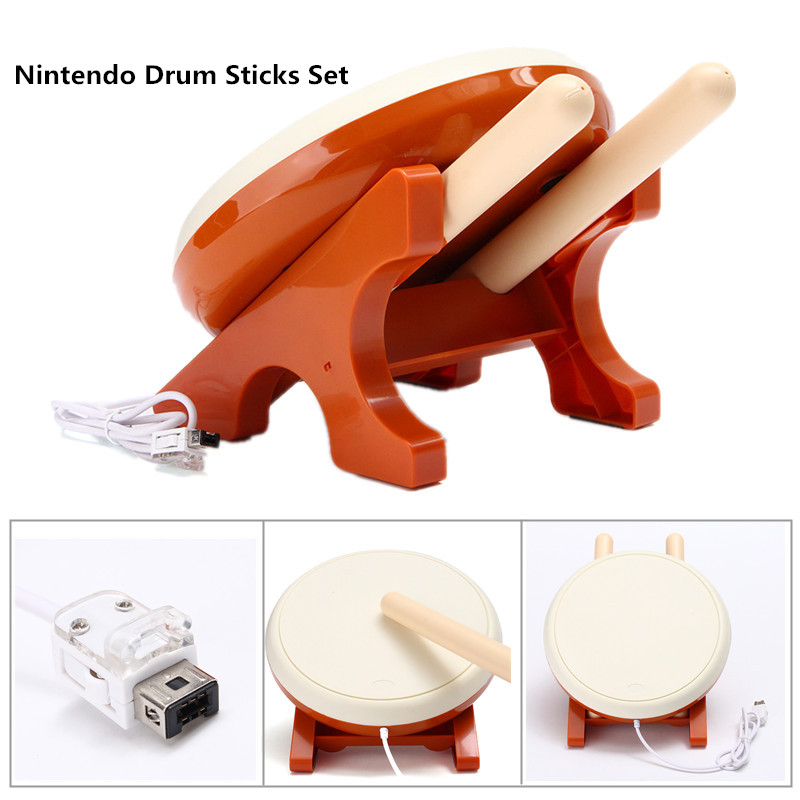 Taiko-no-Tatsujin-Drum-Sticks-For-Nintendo-Wii-Console-Remote-Controller-Game-1169406