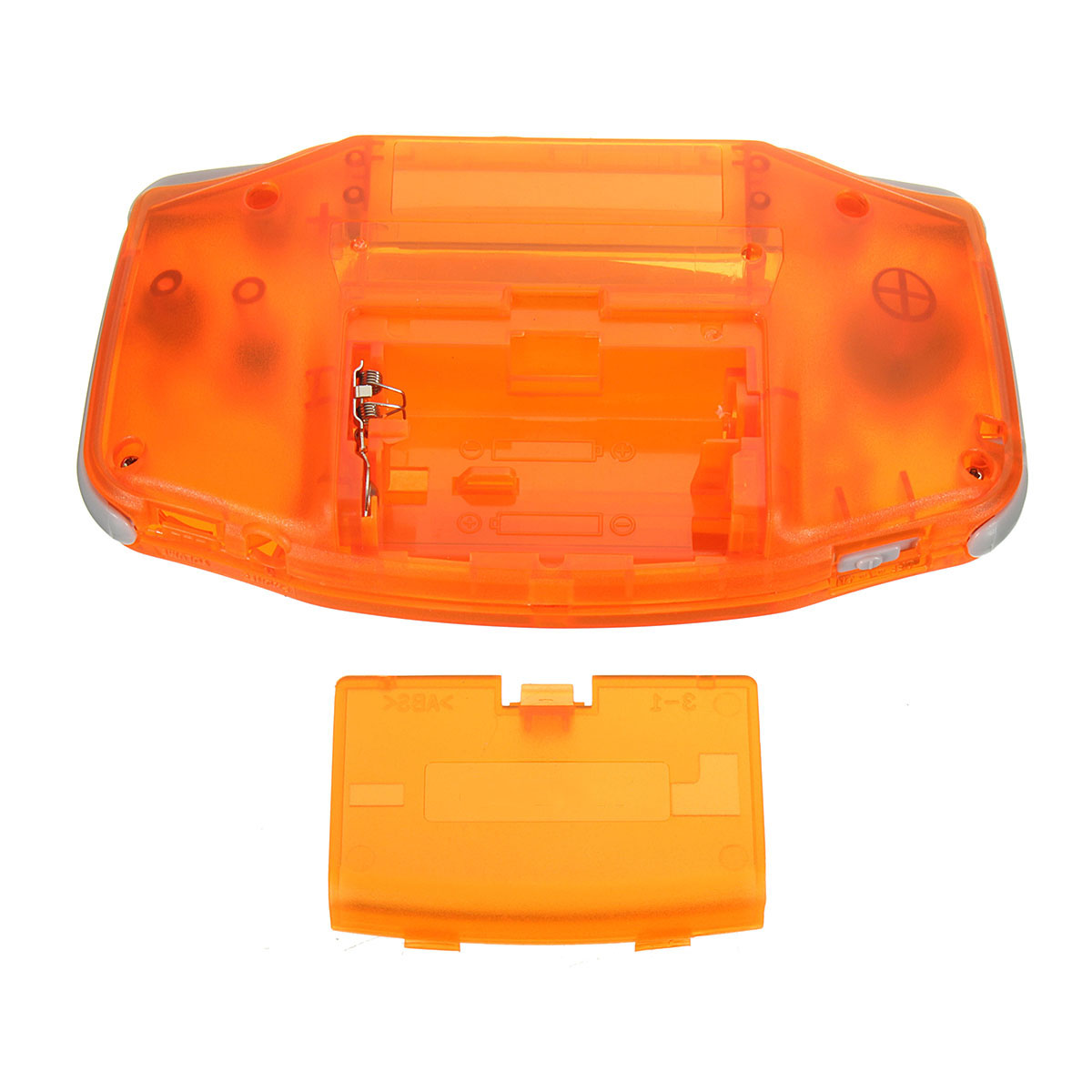 Transparent-Orange-Shell-Housing-Case-Cover-For-Nintendo-Game-Boy-Advance-GBA-1176946