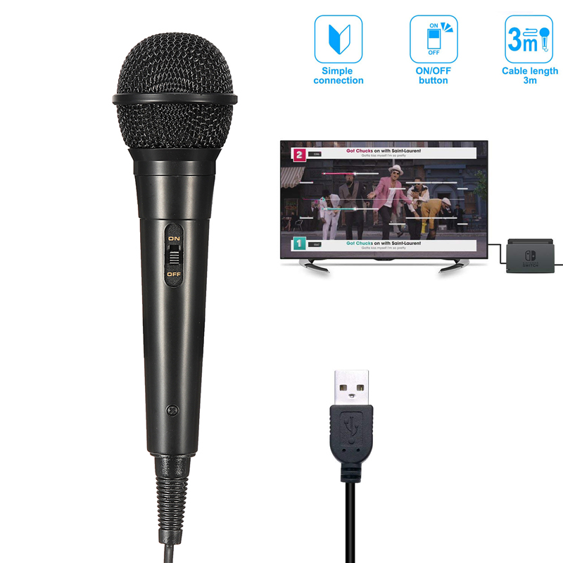 USB-Wired-Microphone-Mic-For-Nintendo-Switch-PS4-WiiU-Game-Controller-PC-1361364