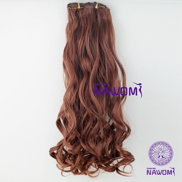 7Pcs-NAWOMI-Body-Wave-Heat-Resistant-Friendly-Clip-In-Synthetic-Hair-Extension-2165-Inch-30-Brown-994559