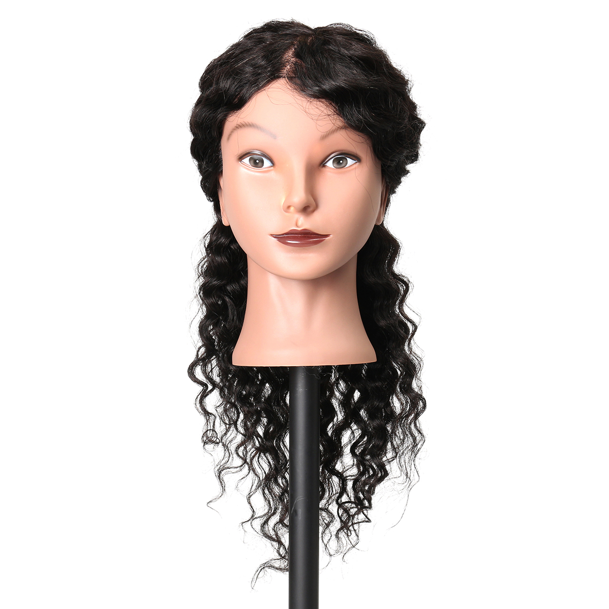 18-100-Real-Human-Hair-Salon-Hairdressing-Training-Practice-Mannequin-Head-1384713