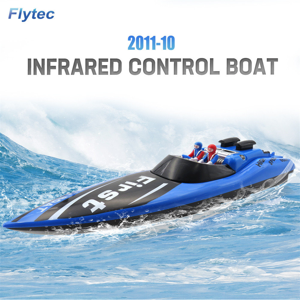 Flytec-2011-10-45cm-40MHZ-15kmh-RC-Boat-Long-Distance-Remove-Control-100m-Toy-1308788