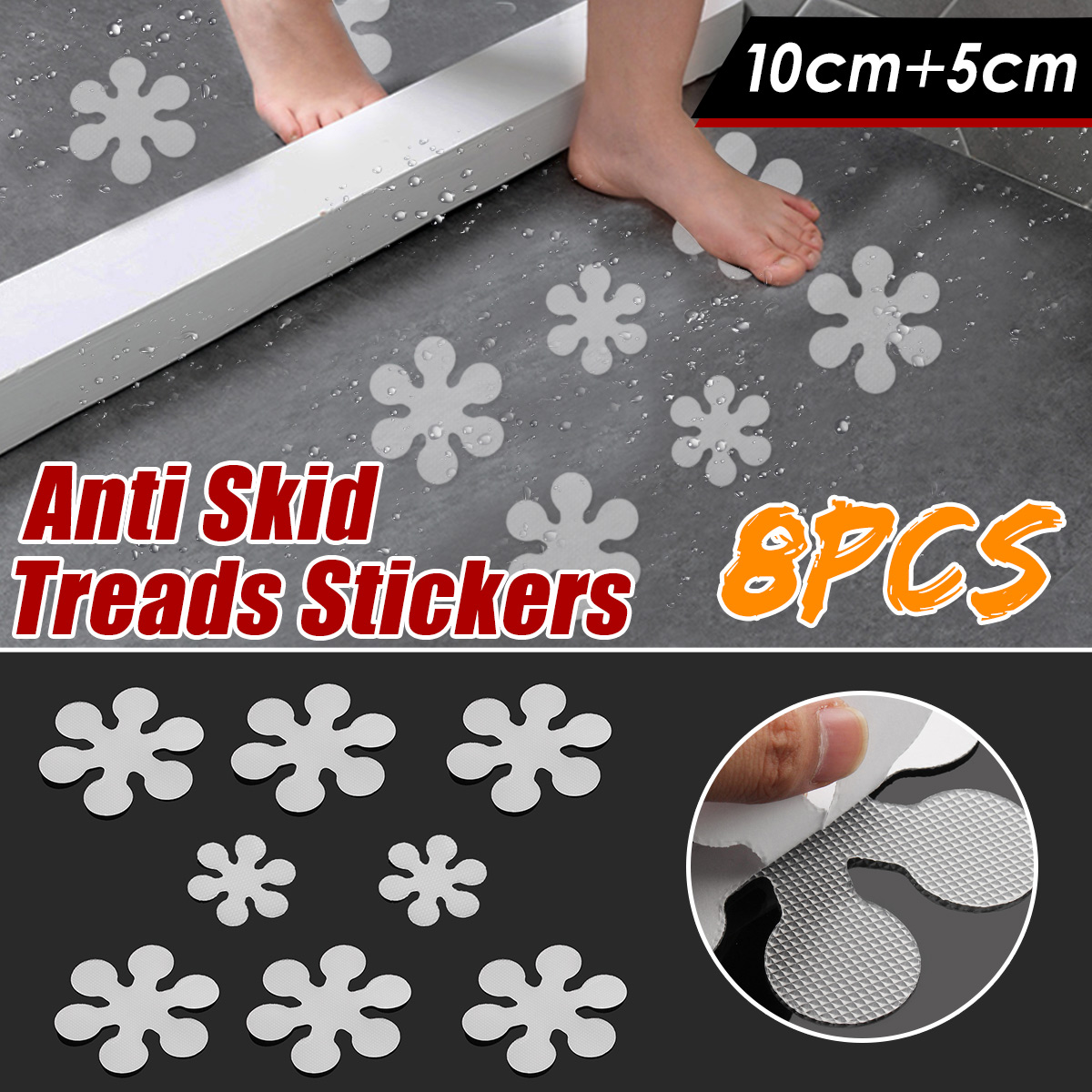 8Pcs-Snowflake-Shape-Anti-Skid-Waterproof-Bath-Tub-Treads-Bathroom-Stickers-Decorations-1364551