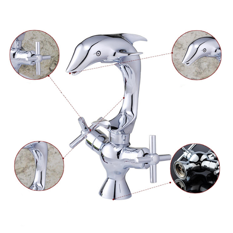 Creative-Dolphin-Shape-Double-Handle-Basin-Sink-Mixer-Tap-Chrome-Finish-Faucet-1001106