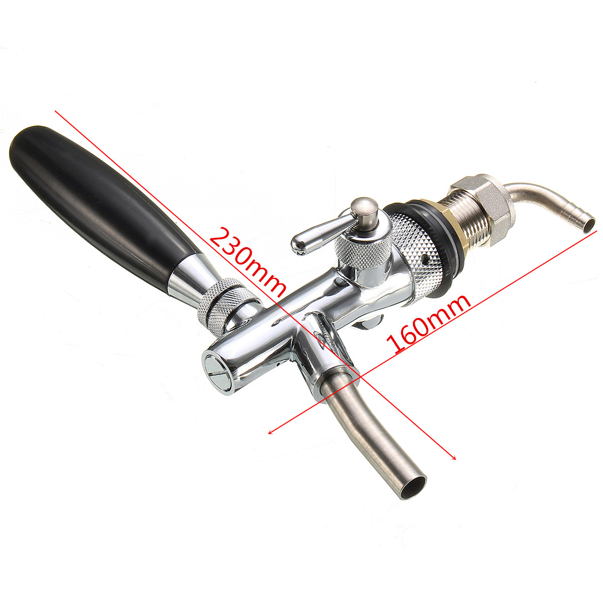 Adjustable-Draft-Beer-Faucet-Home-Brew-Dispenser-with-Flow-Controller-For-Keg-Tap-G58-Shank-1162834