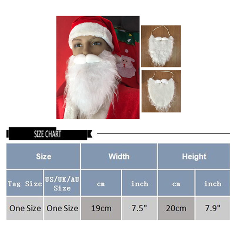 Adult-Christmas-Santa-Claus-White-Wig-Beard-Mustache-Fancy-Dress-Party-Costume-Cosplay-Decorations-1356183