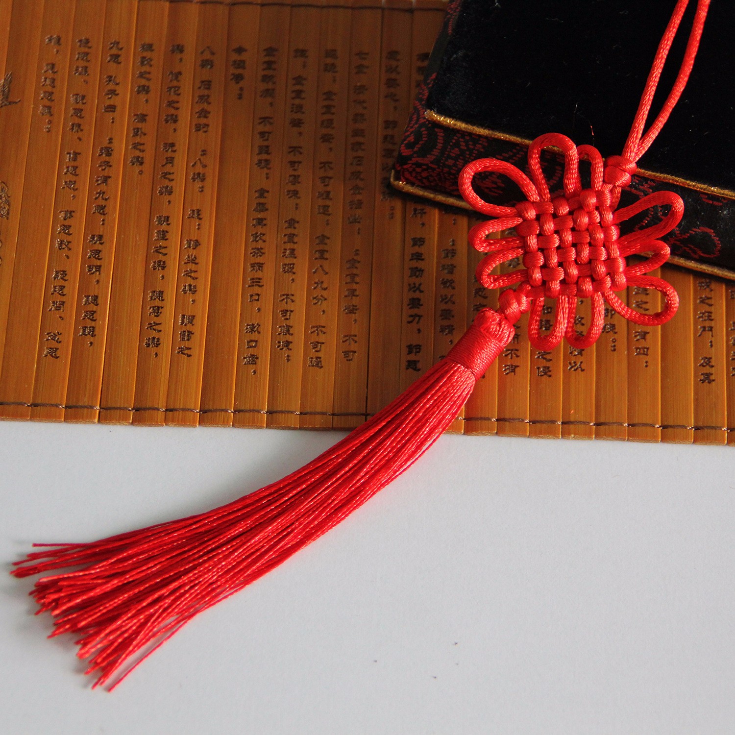 21X55CM-Yellow-Chinese-Knot-Silk-Line-Hanging-Home-Decoration-Chinese-New-Year-Gift-1114114