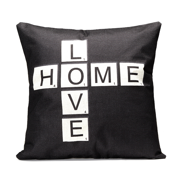 43x43cm-Black-English-Letter-Fashion-Cotton-Linen-Pillow-Case-Home-Sofa-Seat-Bed-Car-Cushion-Decor-1100689