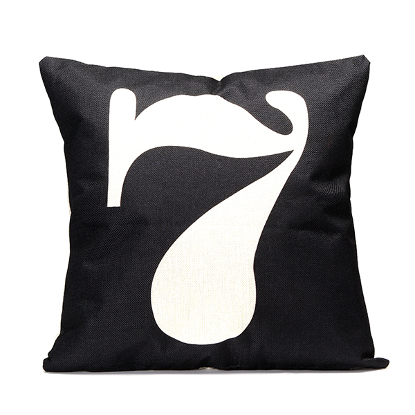 43x43cm-Black-English-Letter-Fashion-Cotton-Linen-Pillow-Case-Home-Sofa-Seat-Bed-Car-Cushion-Decor-1100689