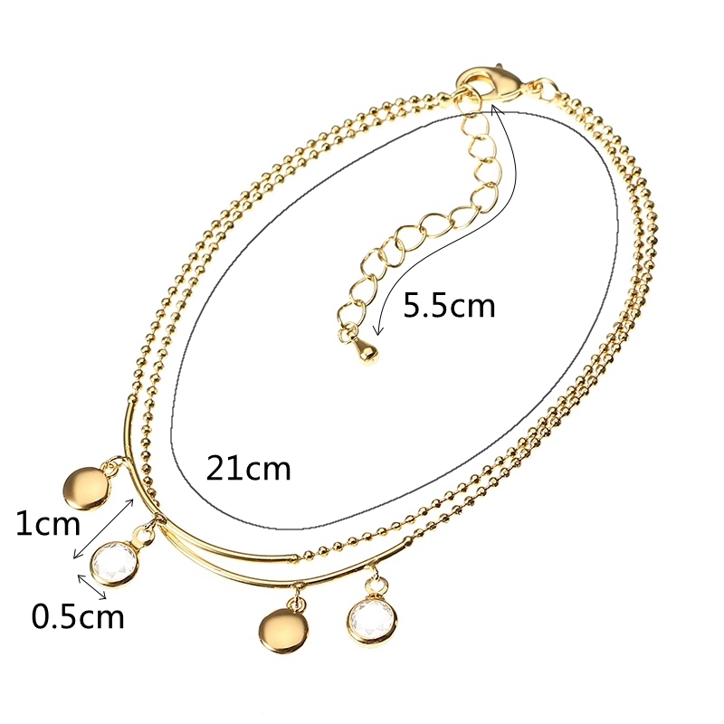 JASSYreg-Women-Gold-Plated-Anallergic-Fashion-Foot-Chain-Zircon-Coin-Pendant-Anklet-Bracelet-Best-Gi-1179298