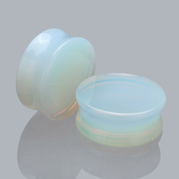 5mm-25mm-1-Pair-Opal-Flesh-Tunnels-Ear-Gauges-Plugs-Stretching-Expander-994507