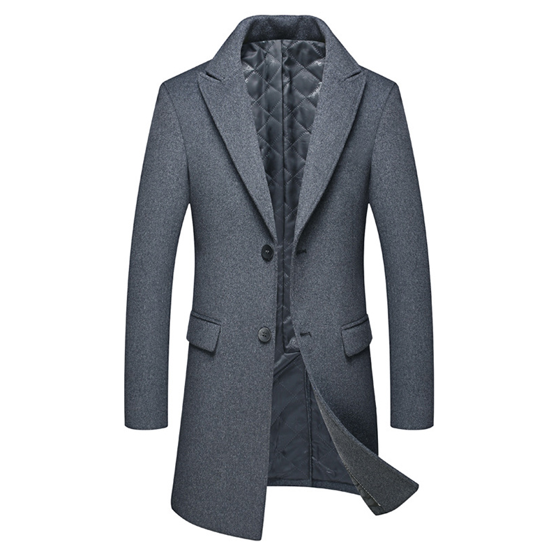 Men-Winter-Warm-Cotton-Padded-Slim-Mid-Long-Coat-Suit-Collar-Solid-Color-Trench-Coat-1376527