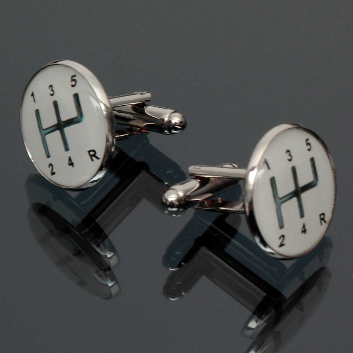 Men-Male-Silver-Number-Pattern-Round-Baking-Finish-Cuff-Links-Wedding-Gift-Suit-Shirt-Accessories-1024620