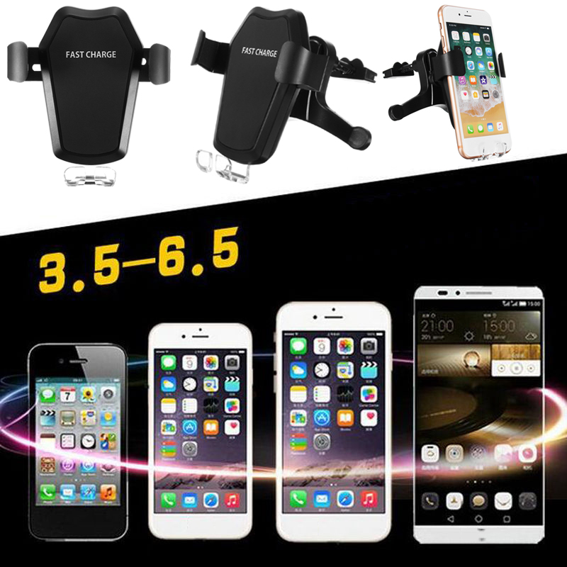 10W-Qi-Wireless-Car-Fast-Charger-Gravity-Air-Vent-Holder-for-iPhone-X-Samsung-S8-1216278