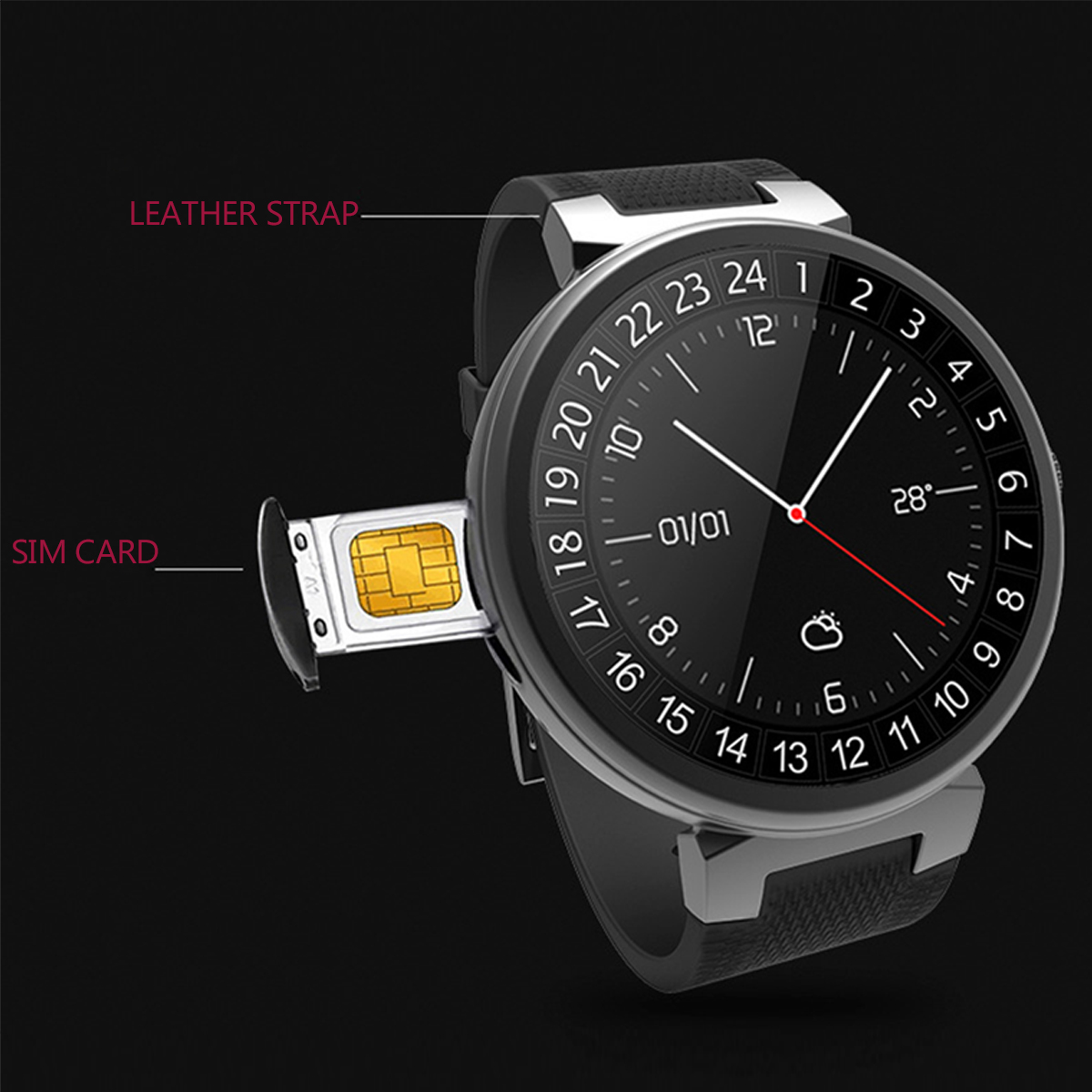 3G-Android-51-216GB-WIFI-Bluetooth-SIM-GSM-GPS-Camera-Heart-Rate-Smart-Watch-1252333