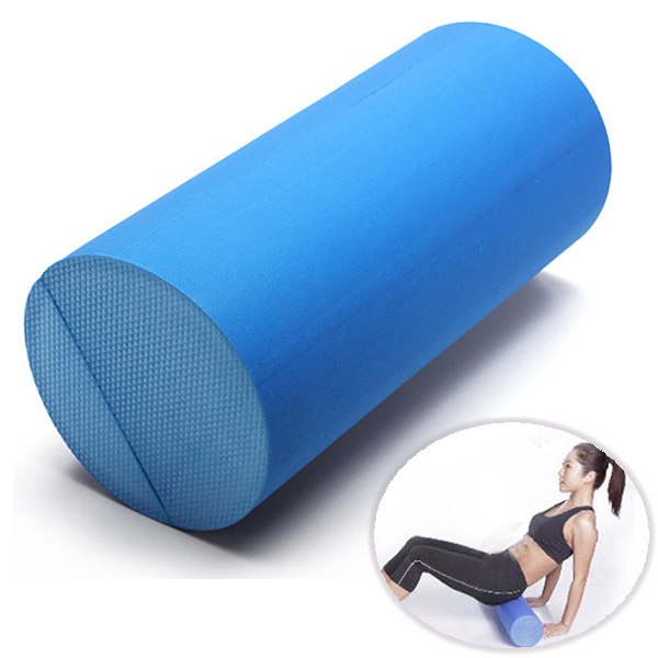 30x15cm-EVA-Yoga-Pilates-Fitness-Massage-Therapy-Foam-Roller-Grid-Gym-934515