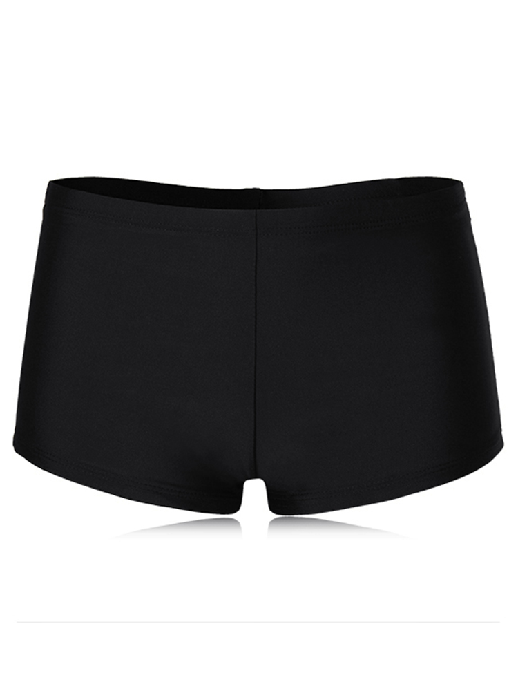 Comfy-Mid-Waist-Boyshorts-Elastic-Fitness-Safety-Swimwear-Bottom-1082569